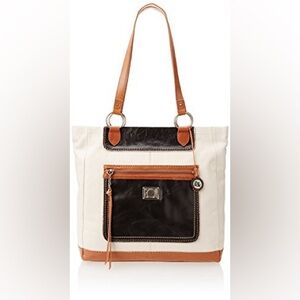 The Sak Black and Tan Women's Tote Bag
